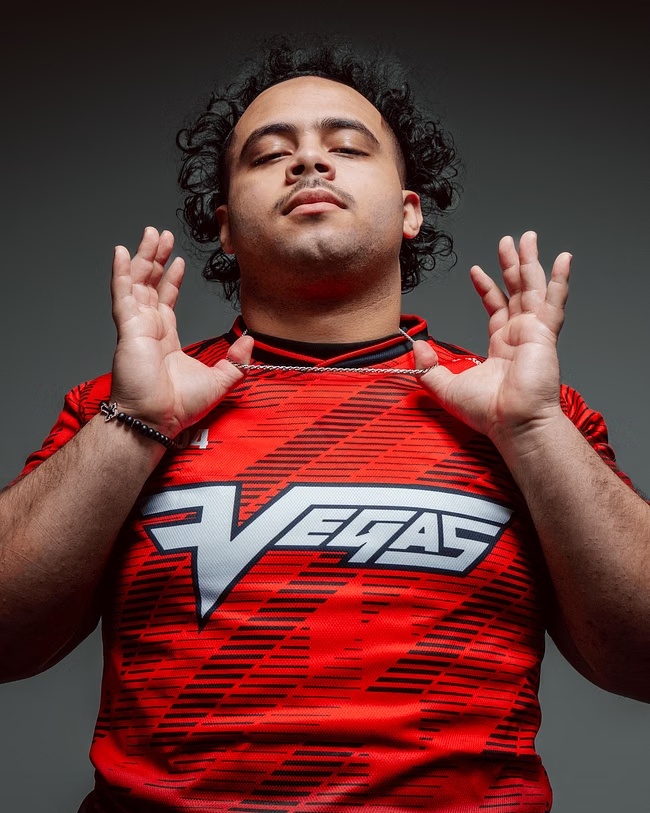 Esports Gaming Jersey - 2026 뉴 베가스 레드 대각선 스트라이프