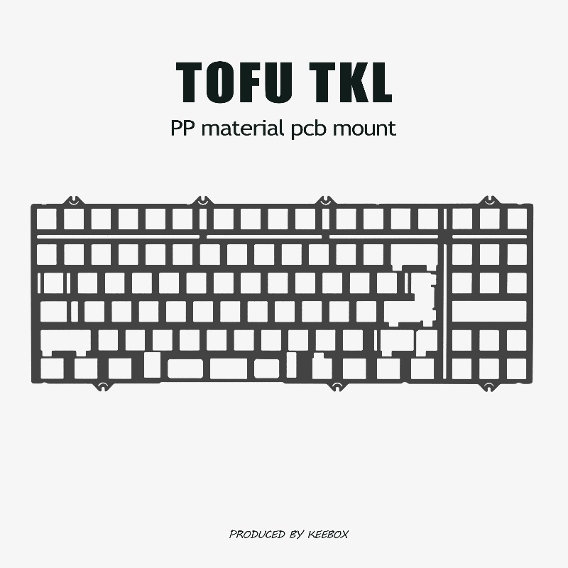 Esports Gaming Keyboard - TOFU TKL 키보드 포지셔닝 보드 커스텀