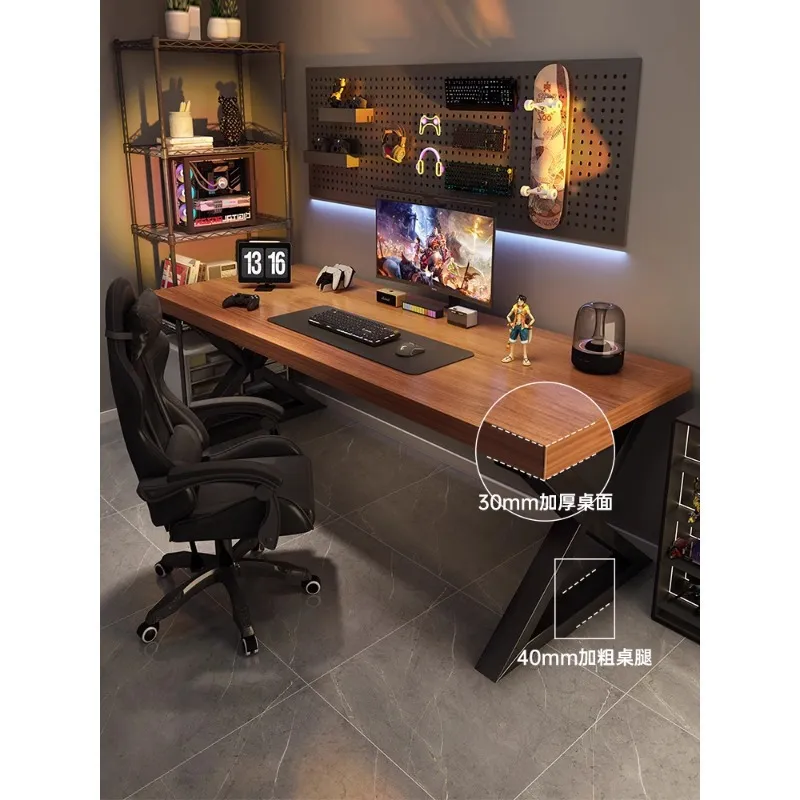 Esports Gaming Station - 홈 오피스를 위한 간단한 컴퓨터 책상,
