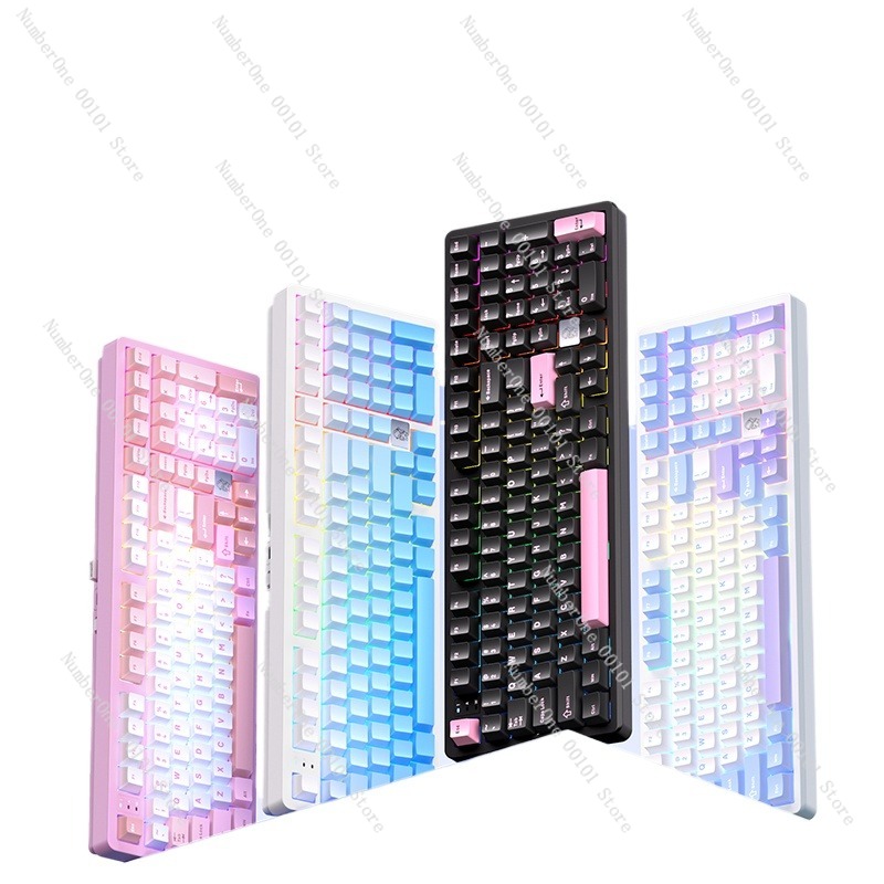 Esports Gaming Keyboard - 알루미늄 합금 기계식 키보드, 무선 3모드