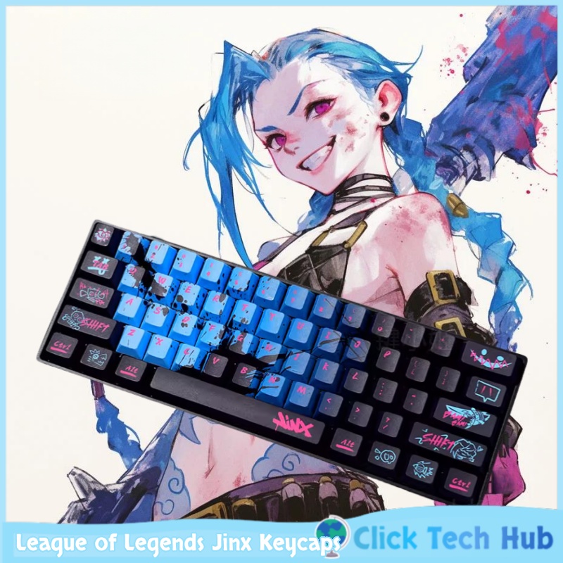 Esports Gaming Keyboard - Jinx Hero 테마 키캡 137 키
