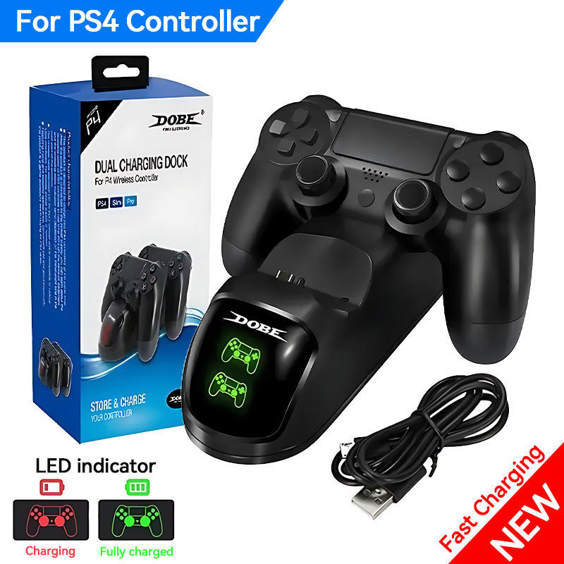 새로운 PS4 충전 스테이션 게임 컨트롤러 용 무선 고 - Esports Gaming Station 리뷰 및 가격