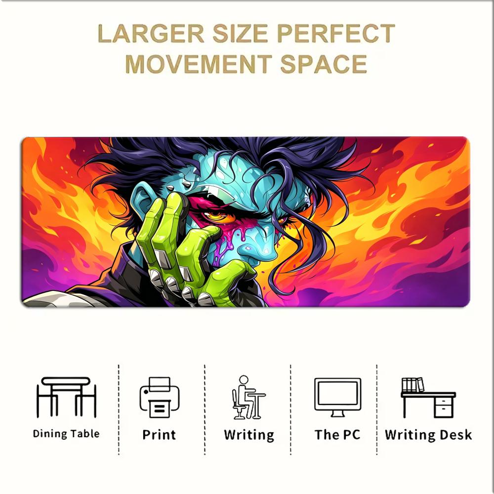 대형 게이밍 마우스패드 데스크 매트 키보드 패드 애니메 - Esports Gaming Free Fire 리뷰 및 가격