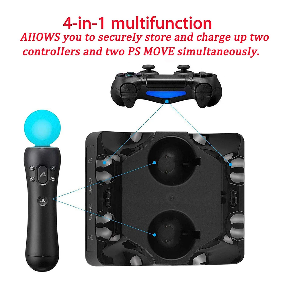4 in 1 컨트롤러 충전 도킹 스테이션 스탠드 조이스 - Esports Gaming Station 리뷰 및 가격