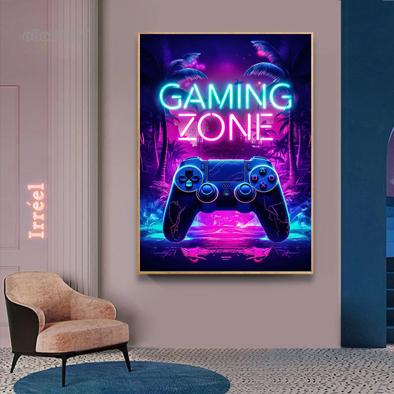 드래곤 암살자 공간 갑옷 게임 영역 캔버스 포스터 인쇄 - Esports Gaming Zone 리뷰 및 가격