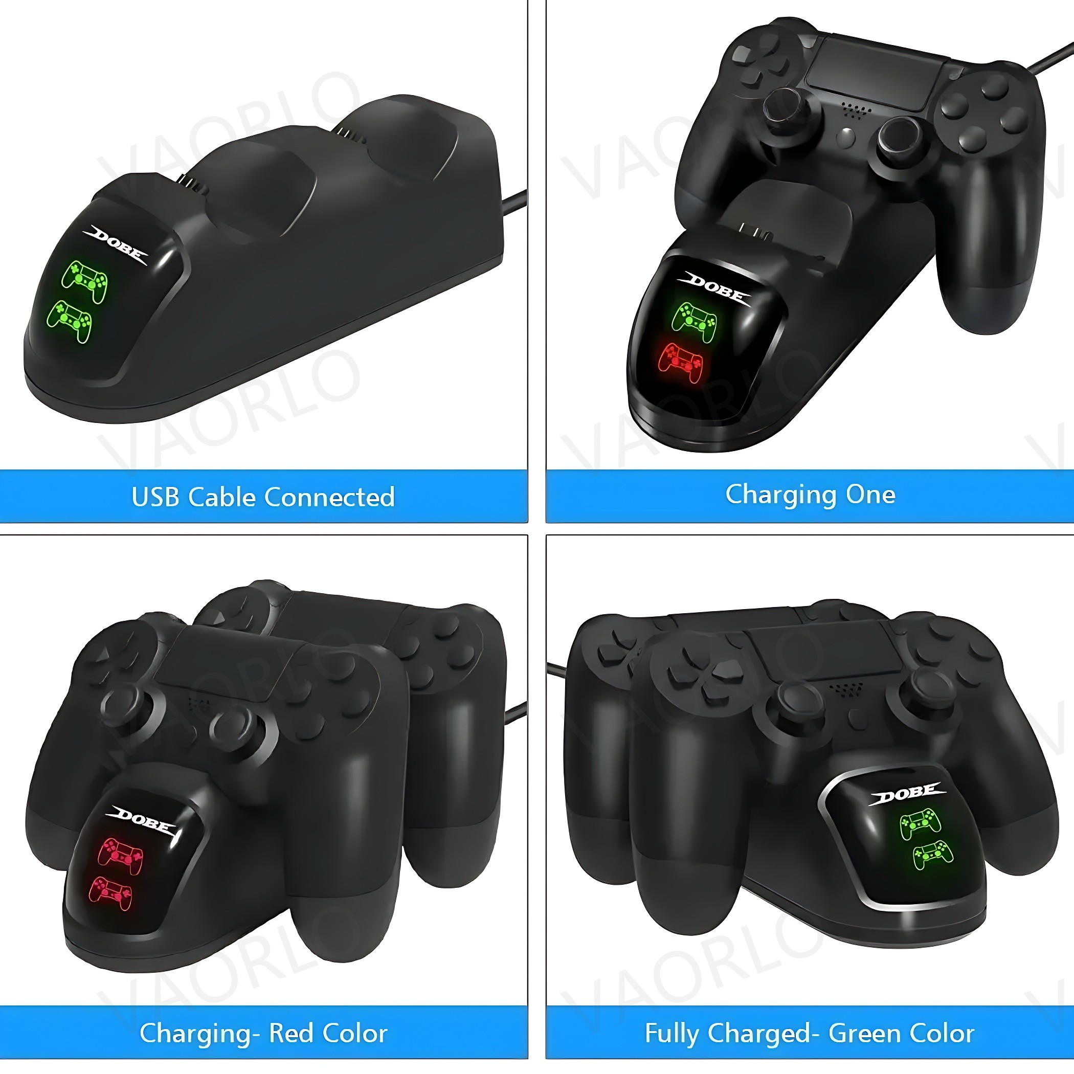 새로운 PS4 충전 스테이션 무선 고속 충전기 게임 컨 - Esports Gaming Station 리뷰 및 가격
