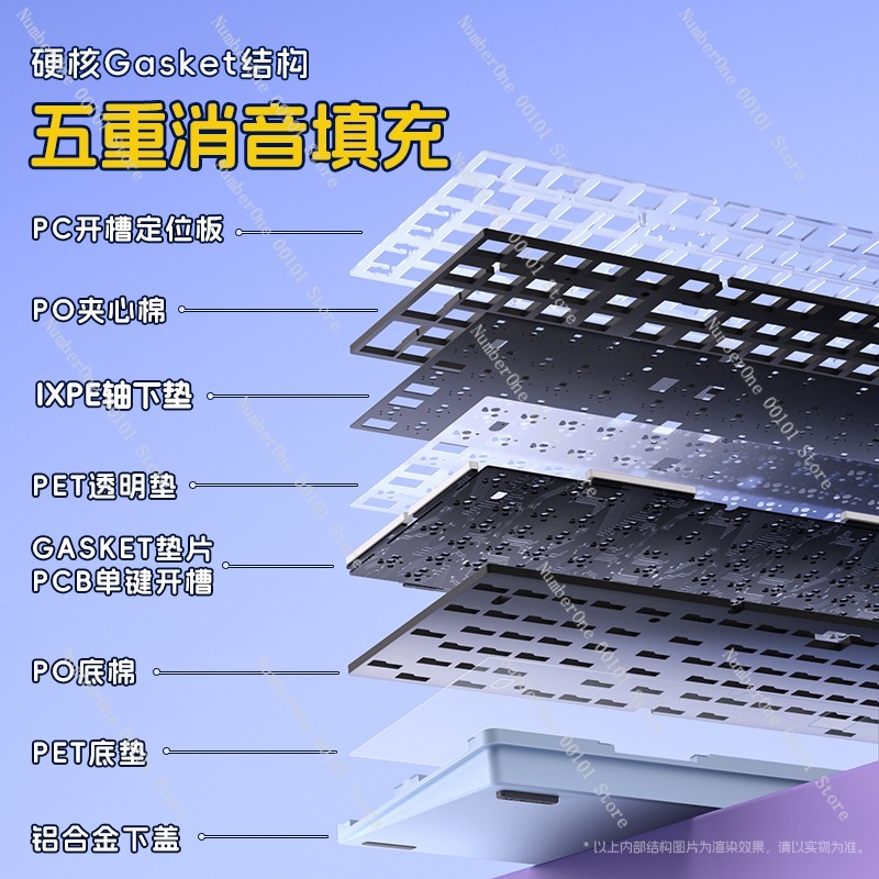 알루미늄 합금 기계식 키보드, 무선 3모드 블루투스 및 - Esports Gaming Keyboard 리뷰 및 가격