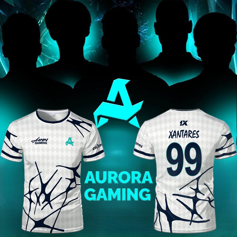 전자 스포츠 팀 오로라 게임 저지 티셔츠 XANTARE - Esports Gaming Jersey 리뷰 및 가격