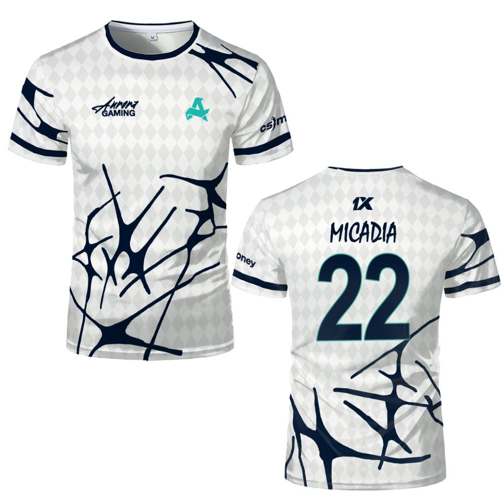 전자 스포츠 팀 오로라 게임 저지 티셔츠 XANTARE - Esports Gaming Jersey 리뷰 및 가격