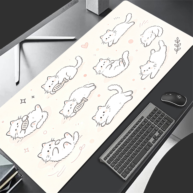 저화소 만화 마우스 패드 노트북 확장형 데스크 매트 고 - Esports Gaming Keyboard 리뷰 및 가격