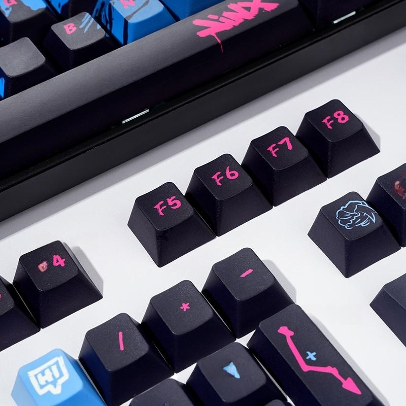 Jinx Hero 테마 키캡 137 키 게임 테마 키캡 - Esports Gaming Keyboard 리뷰 및 가격