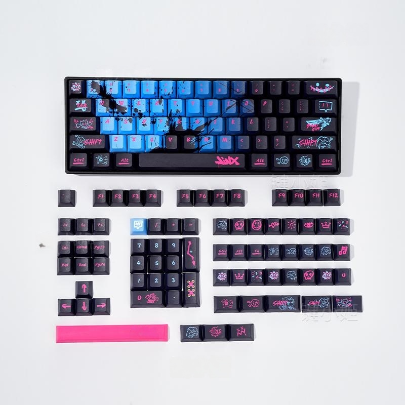 Jinx Hero 테마 키캡 137 키 게임 테마 키캡 - Esports Gaming Keyboard 리뷰 및 가격